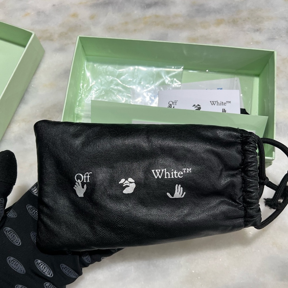 OFF-WHITE Marfa Rectangular Frame Sunglasses - image 3